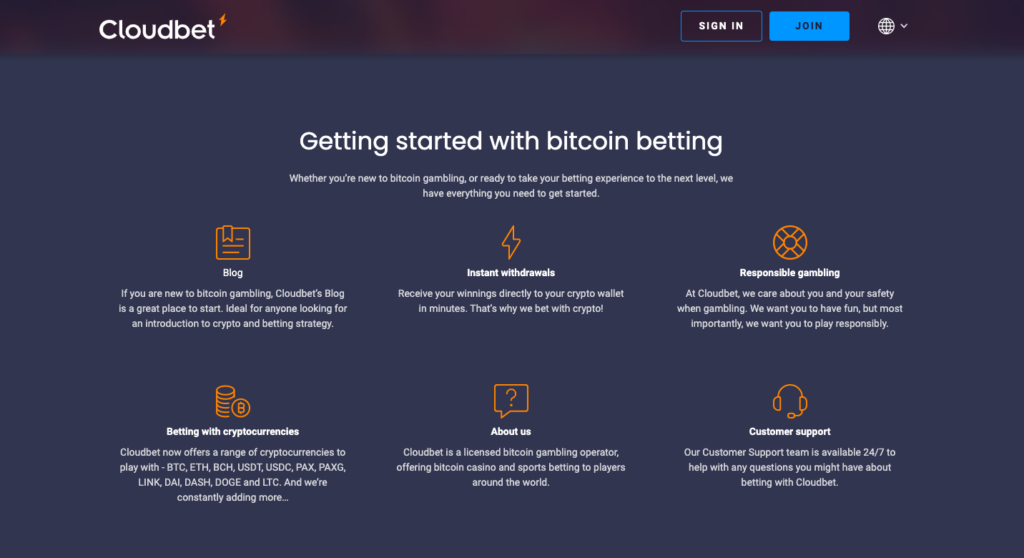CloudBet Review 2022 - User Experience