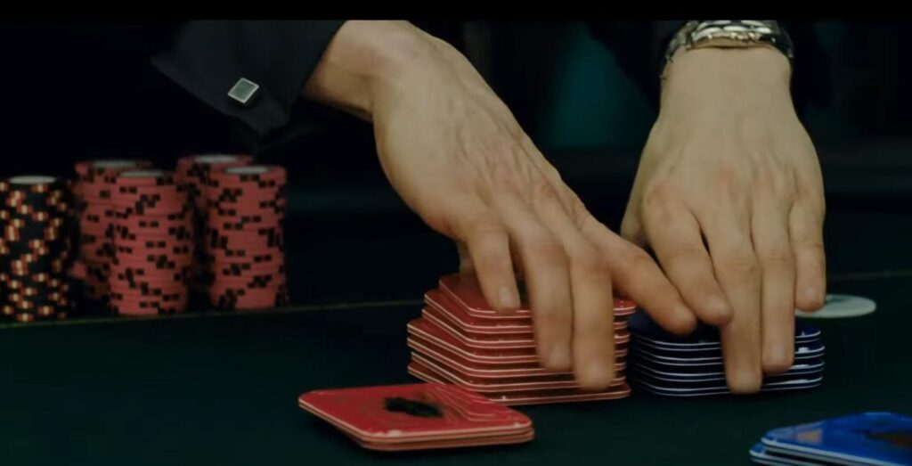 "Casino Royale", 2006. All-in scene