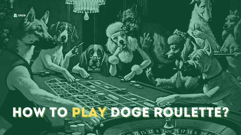A painting of Dogs who play Roulette like humans