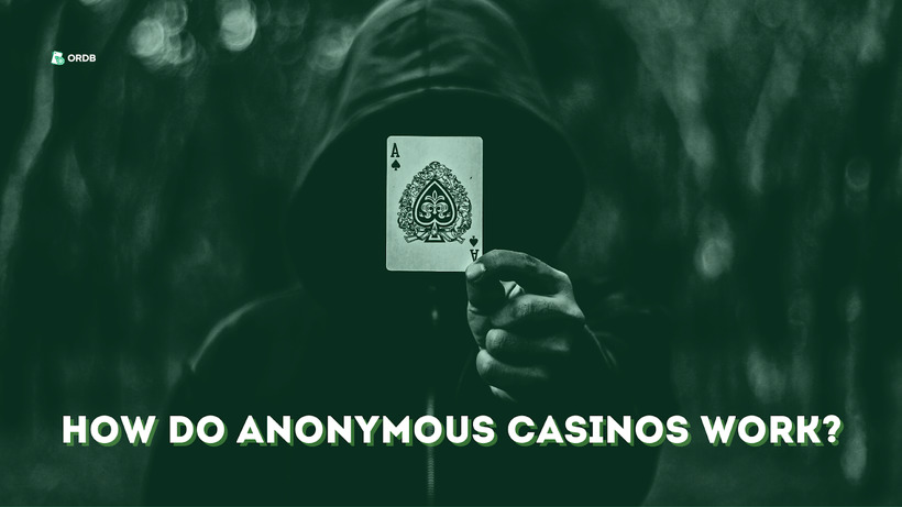 An anonymous player holding an ace of spades 