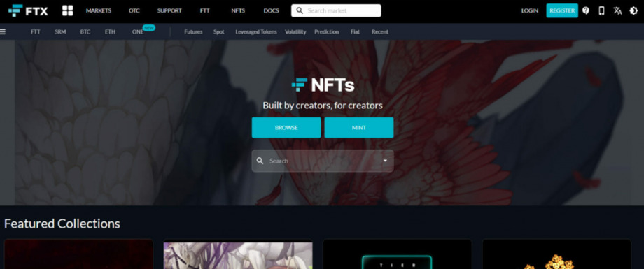 FTX NFT site 