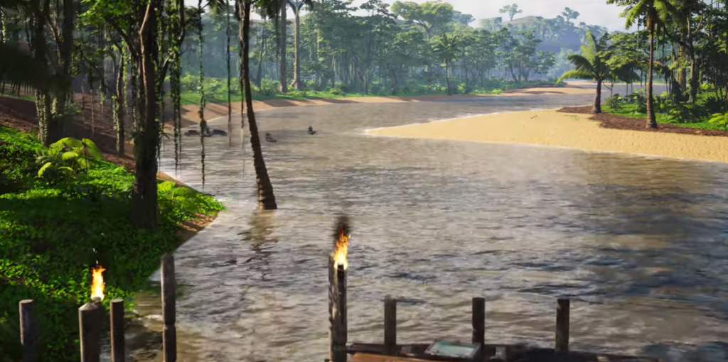 A river in the game 