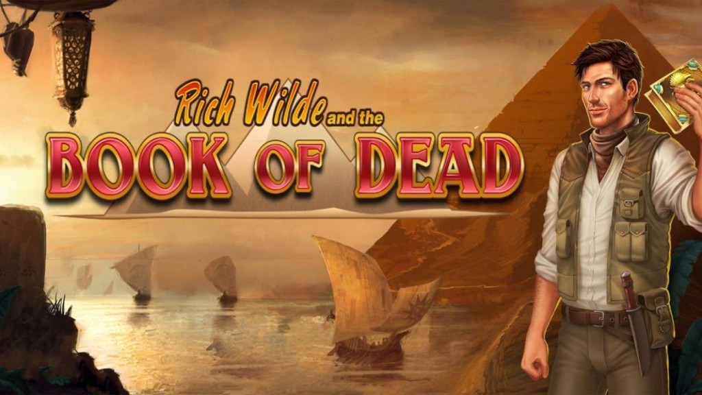 Rich Wilde and the Book of Dead slot game cover 
