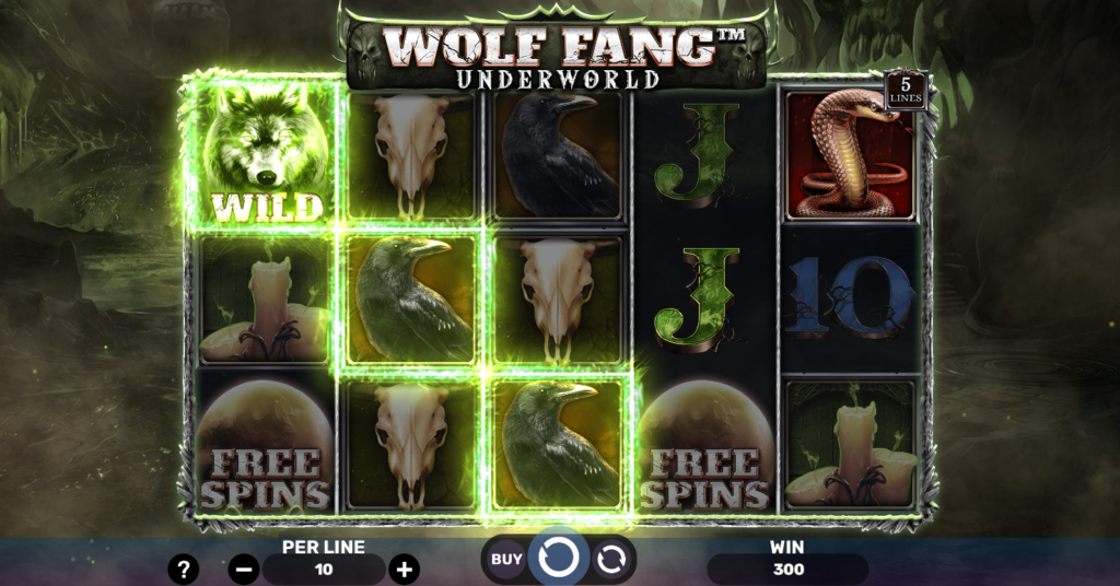 Wolf Fang: Underworld game slot 