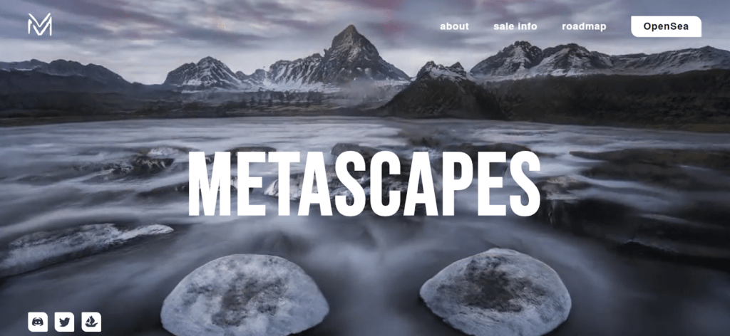 Metascapes homepage