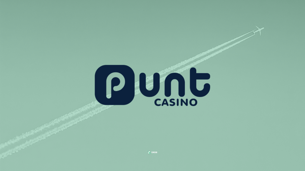 Punt casino logo and a plane 