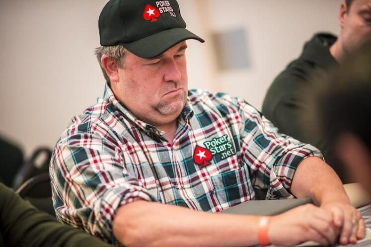 Chris Moneymaker during one of his games