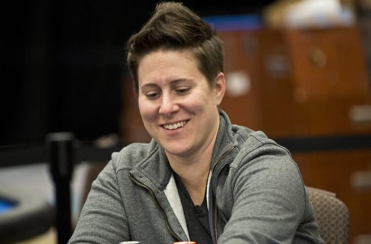 Vanessa Selbst during a Poker game