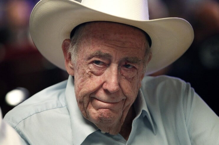 Doyle Brunson during one of his games