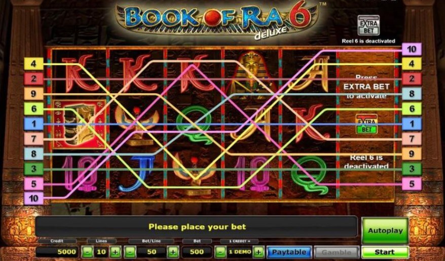 Book of Ra 6 slot machine 