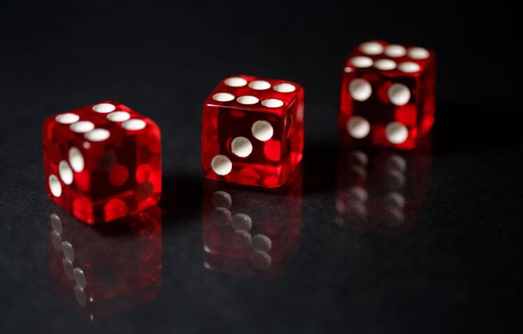 Three beautiful dice