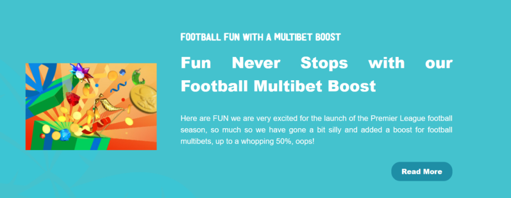 Football multibet promo banner