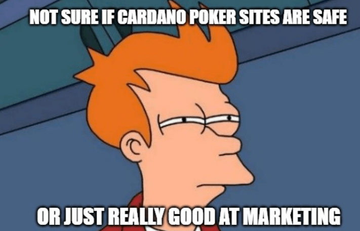 Cardano suspicious meme