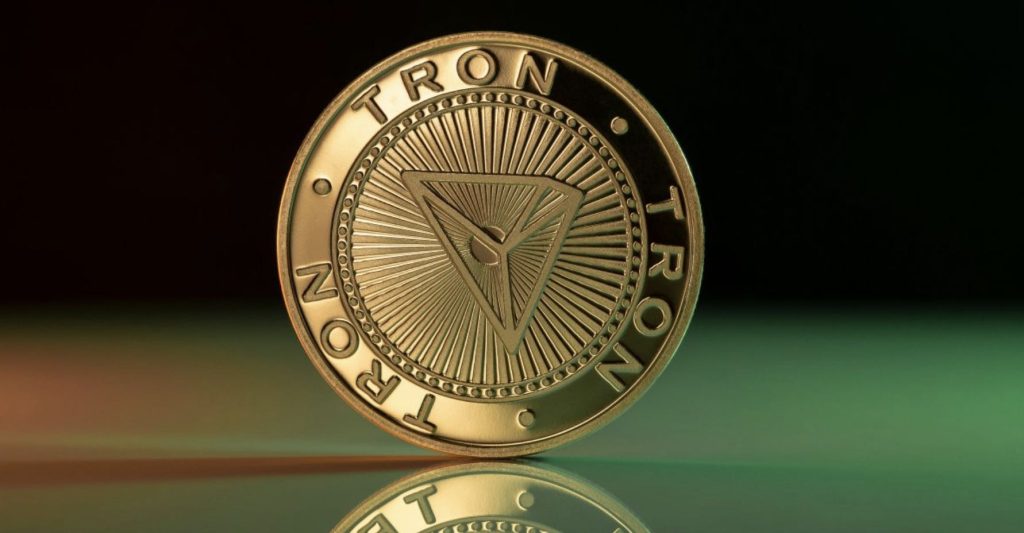 A TRX coin